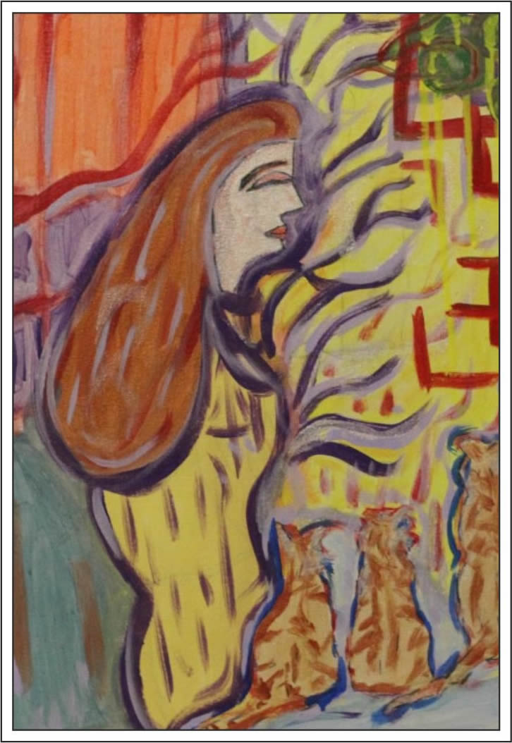 Girl and Cat