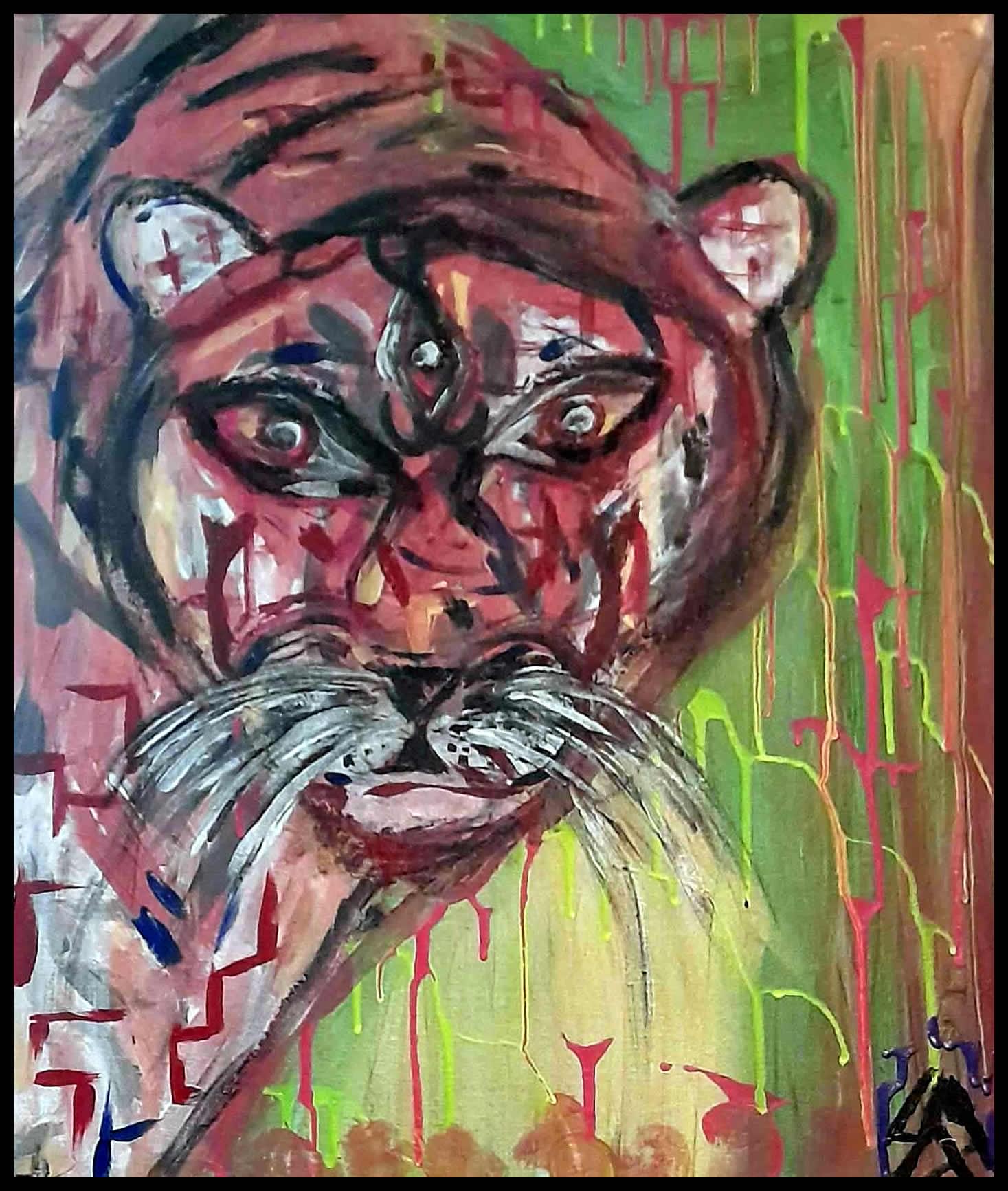 Awakening Fire – Royal Bengal Tiger with Third Eye